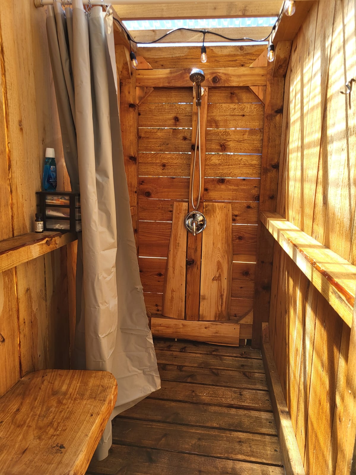 outdoor shower